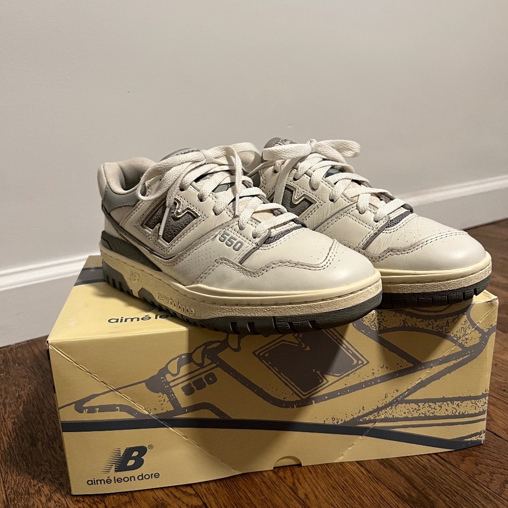 New Balance x ALD 550 White/Grey (EU 37.5 = Women's 6.5/7, Mens 5)